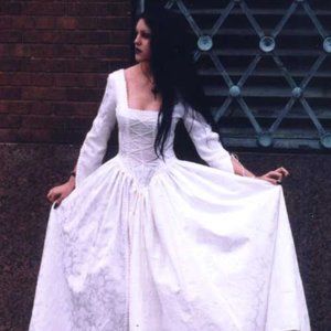 Jeannie Nitro "Merry Maiden" gothic wedding renaissance dress